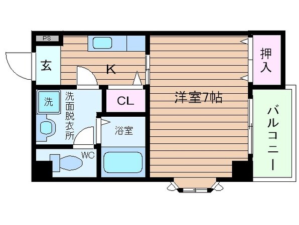 グレース上本町の物件間取画像